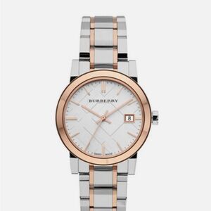 Burberry City BU9105 Stainless Steel Rose Plated 34 mm Women's Watch